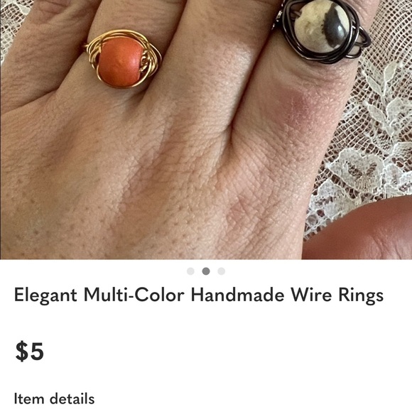 Handmade Wire Rings - Picture 2 of 3